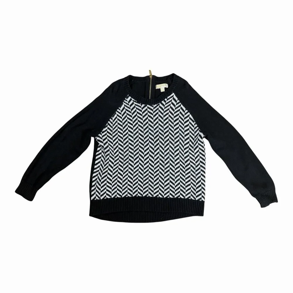 Michael Kors Women’s Zip Back Sweater, Size XL